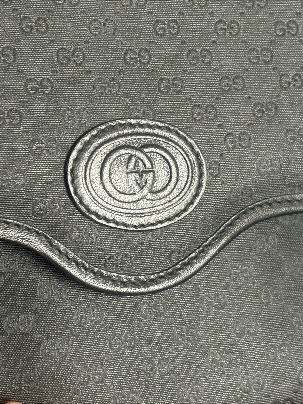 Auth Gucci Micro GG logo 2way clutch shoulder bag No strap - Picture 2 of 16